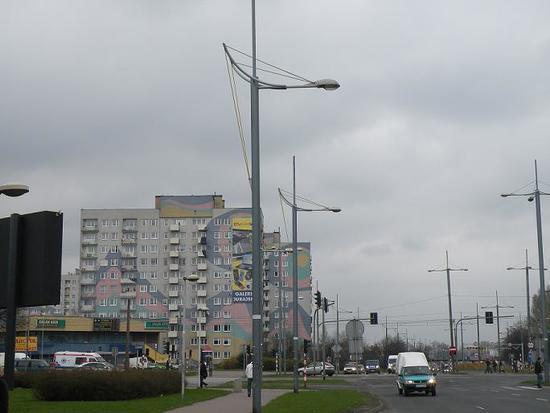 Słup Rurowy "Papieski" Oświetleniowy wg.projektu pracowni architektury Forma , wykonanie Kromiss sp.zo.o.